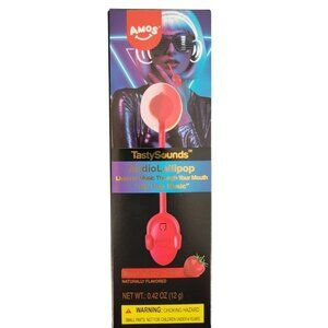Tasty Sounds Musical Lollipop - Strawberry – Novelty Candy Gift Set – New & Seal